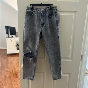 Top Shop Gray Vintage Jeans